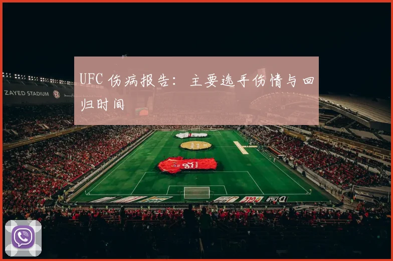 UFC 伤病报告：主要选手伤情与回归时间